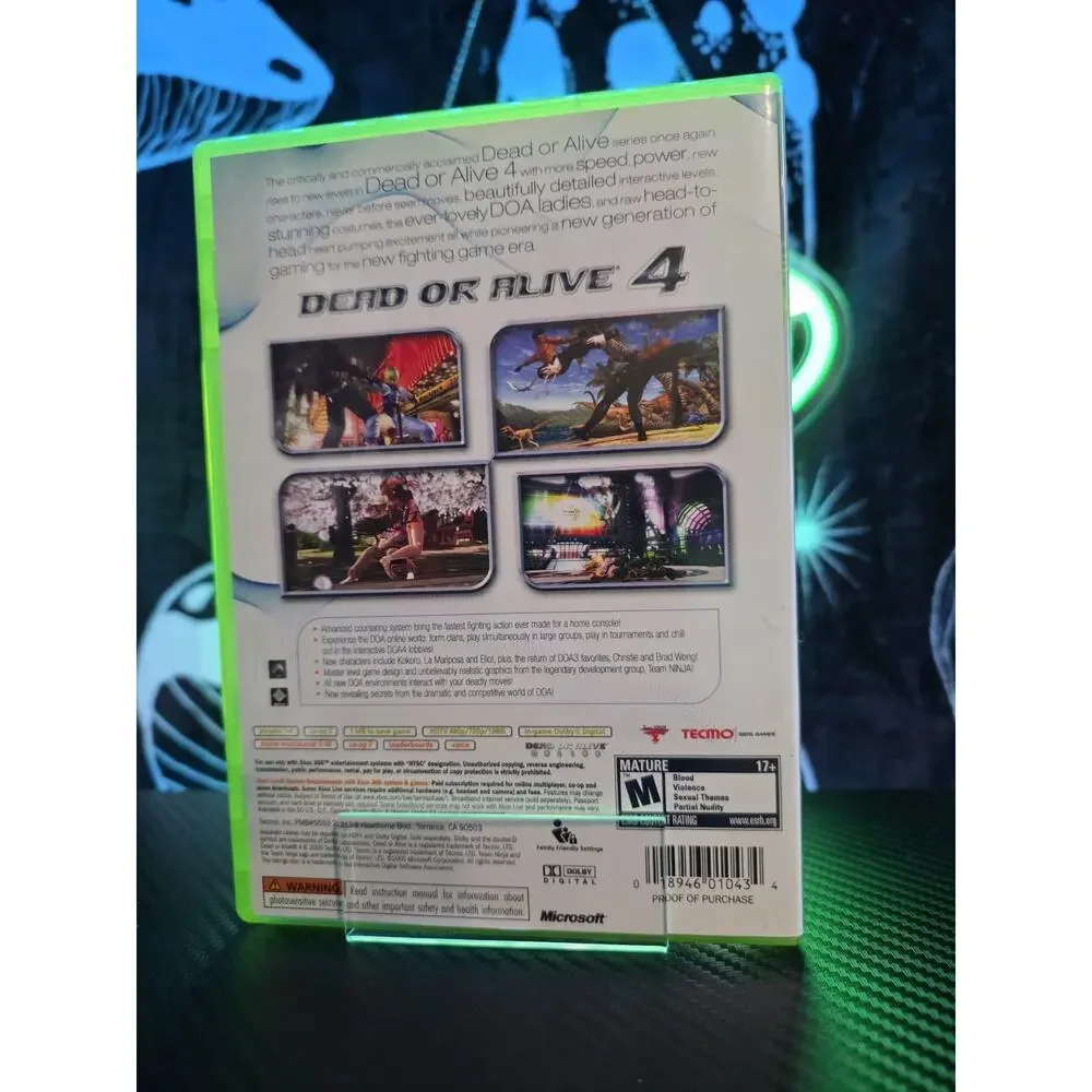 Microsoft Xbox 360 Tecmo Dead Or Alive 4 2005